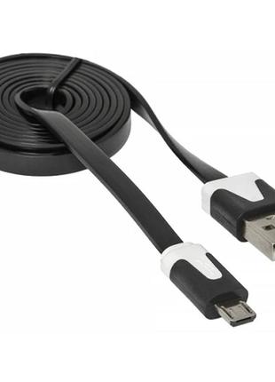Кабель usb am-micro bm defender usb08-03t 87475 1м черный