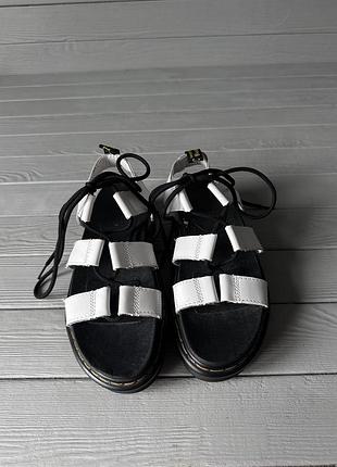 Босоножки сандалии dr. martens nartilla white hydro