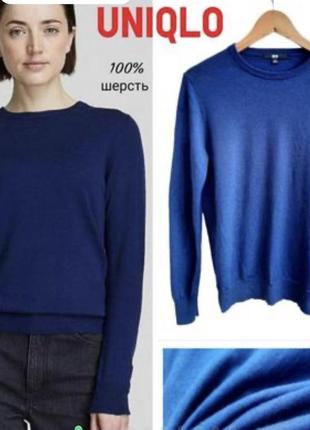 Свитер шерстяной uniqlo