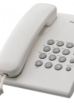 Телефон panasonic kx-ts2350uaw проводной 1.1м белый