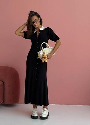 Брендовое длинное платье в стиле chanel5 фото