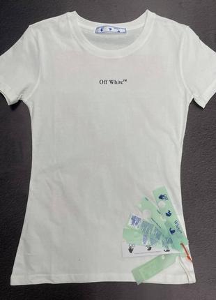 Mega sale, женская футболка off-white,s-xl,белый, качество-lux
