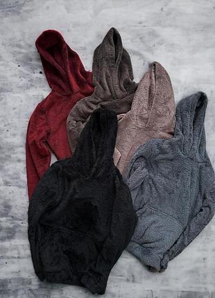 Плюшевое худи унисекс