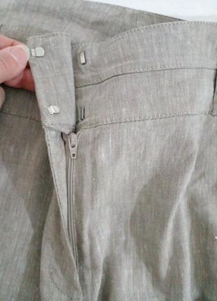Літні лляні брюки дуже великого розміру7 фото