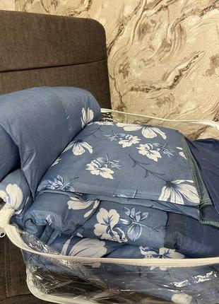 Постільні набори з ковдрою ковдра утеплена на синтепоні 175/200 простирадло 200/230...