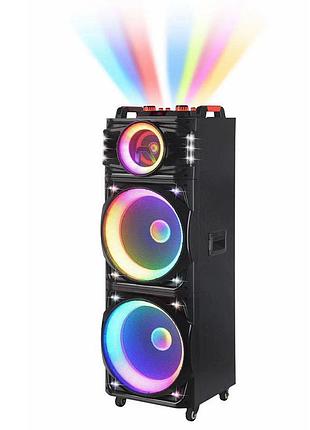 Портативная колонка bluetooth ndr-1526 350w с пультом