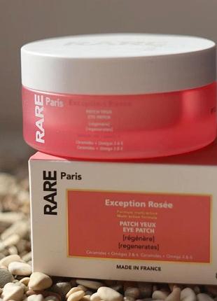 Відновлюючі патчі для контуру очей з церамідами, омега 3 та 6 rare paris exception rosée regenerating eye patch