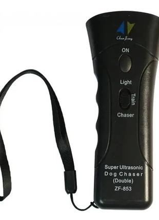 Відлякувач собак zf853e/5039 super ultrasonic dog chaser чорний