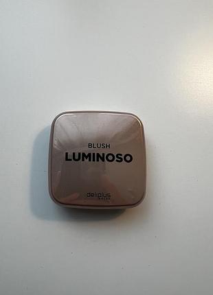 Пудра deliplus compact luminous blush 01 pink deliplus