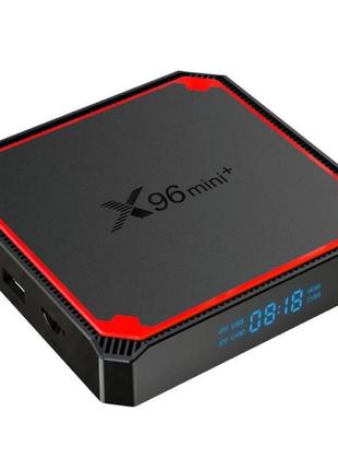 Android tv приставка amlogic tv box x96 mini plus s905w4, 1gb ram, 8gb rom black