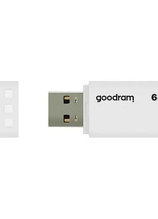Флеш память/флешка goodram ume2-0640w0r11 64гб/usb 2.0 белый