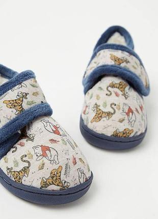 Теплые детские тапочки унисекс стелька 14.5 см