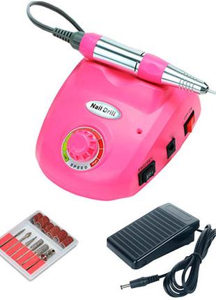 Фрезерная машинка для маникюра и педикюра nail drill фрезер 30вт 35000 об/мин
