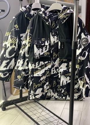 Зимняя удлиненная курточка для мальчика