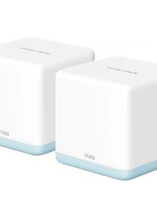 Маршрутизатор домашня mesh wi-fi система mercusys halo h30 2-pack 2шт у комплекті