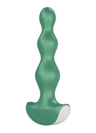 Анальні намисто з двома моторами satisfyer lolli-plug 2 (green)