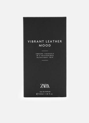 Парфюм мужской эau de parfum. vibrant leather mood zara