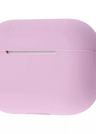 Чехол silicone case new для наушников airpods pro light purple