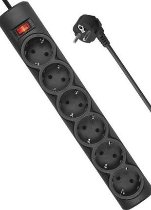 Сетевой фильтр defender dfs 153 994950 6 розеток 3.0м черный
