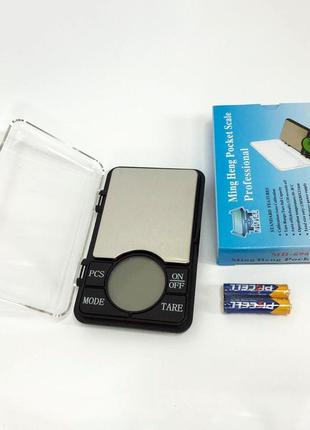 Весы ювелирные ming heng pocket scale professional mh-696 на 600 г, точные электронные весы