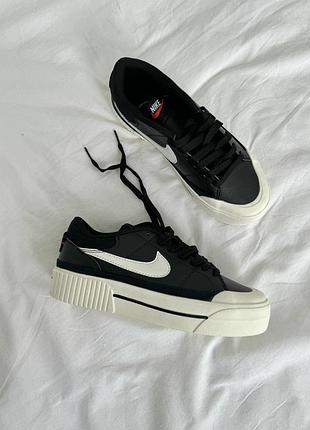 Уцінка кросівки nike court legacy black