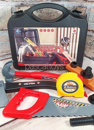 Дитячий ігровий набір інструментів "чарівна валіза столяра"