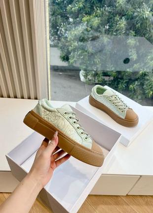 Вышитые кеды в стиле christian dior💕1:1 original