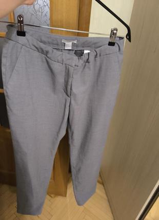 Стильные зауженные деловые брючки h&m, 40(170/76)