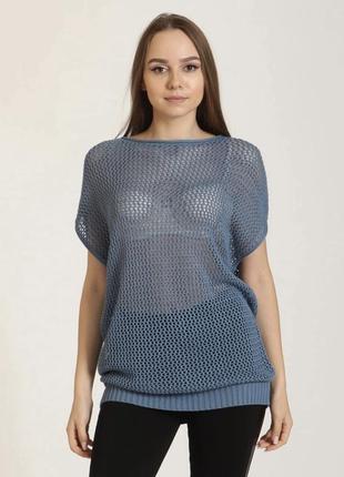 Вʼязаний джемпер жилет оверсайз blue motion