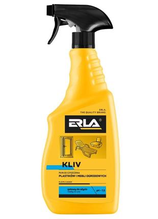 Очиститель для пластика kliv 750мл erla