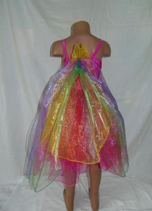 Карнавальна сукня феї, метелики на 4-6 років4 фото