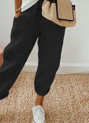 Штаны льняные