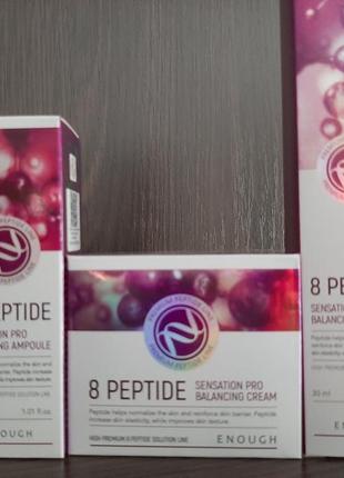 Набір засобів для обличчя enough 8 peptide