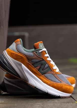 Замшеві кросівки new balance 990v6 x carhartt wip sculpture center7 фото