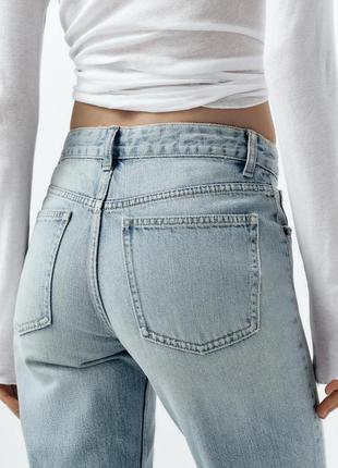 Джинси bootcut із середньою посадкою від zara6 фото