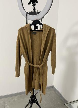 Кардиган теплий з капюшоном