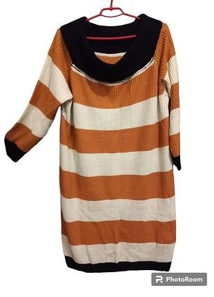 Сукня-светр з коміром - хомутом  60-64р