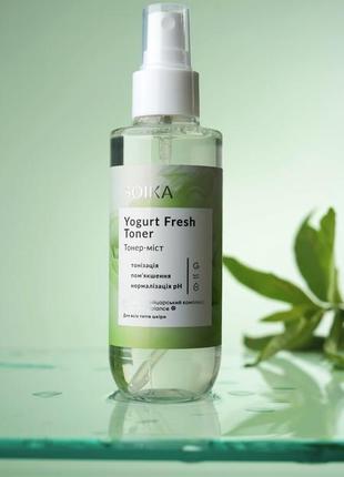 Soika тонер-міст для обличчя yogurt fresh toner з пребіотичним комплексом yogurtene balance 150 мл сойка