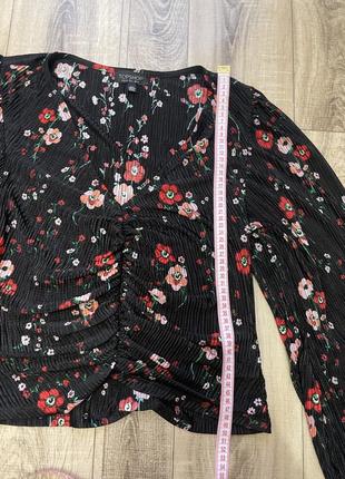 Блузка в цветочный принт от topshop3 фото