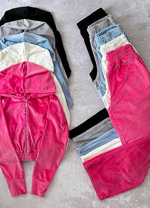 Трендовый велюровый костюм | 100