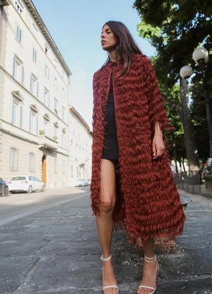 Пальто кардиган zara оригинал