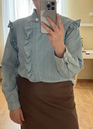 Джинсова сорочка, блуза