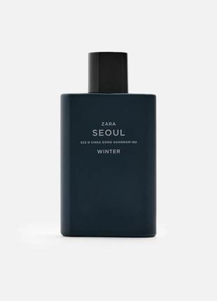 Фужерна туалетна вода чоловіча zara seoul winter
