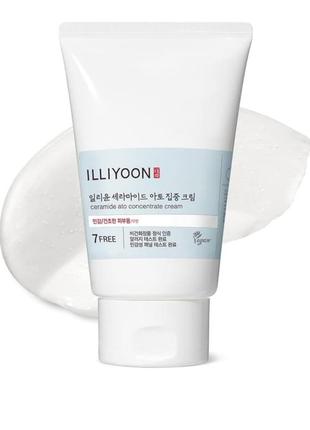 Защитный ато-крем для сухой и атопичной кожи с керамидами illiyoon ceramide ato...