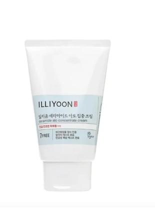 Защитный ато-крем для сухой и атопичной кожи с керамидами illiyoon ceramide ato...
