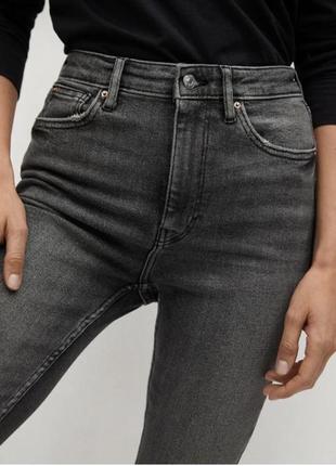 Джинси mango skinny сірі