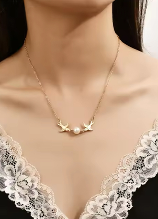 Цепочка ластовицы бусина