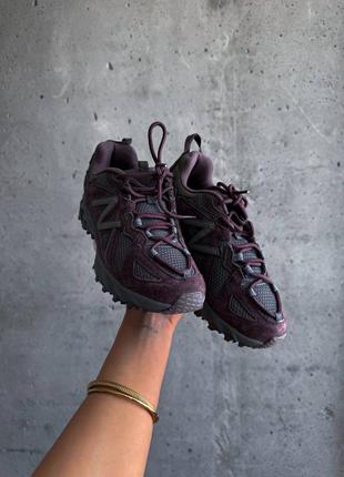 Кросівки спортивні в стилі new balance 610 burgundy grey7 фото