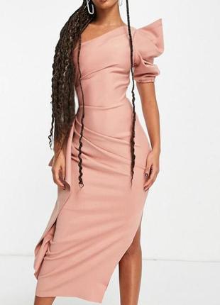 Распродажа платье asos миди на одно плечо