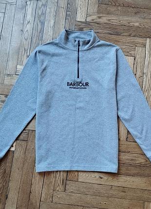 Мужская кофта barbour international transmission half zip